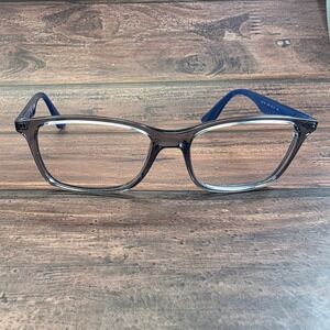 Ray Ban RB 7047 5769 56 17 145 Eyeglasses Gray Blue Full Rim Rectangle